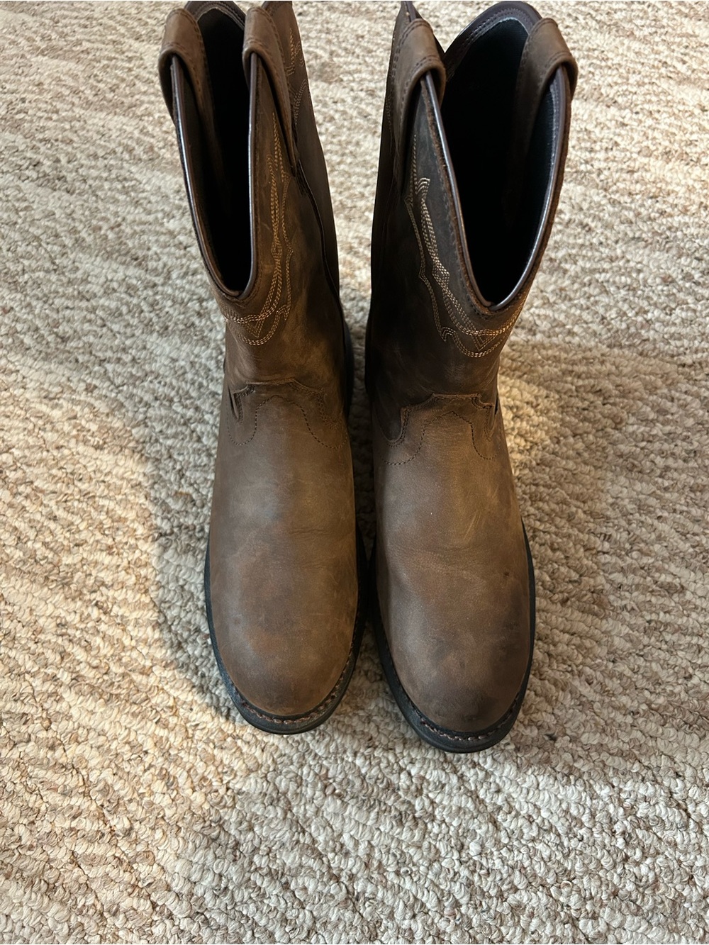 Ariat Brown Men's Western Work Boots